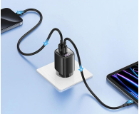 USAMS 30W GaN USB-C/USB-A Fast Charging XC czarna - 1471727 - zdjęcie 3